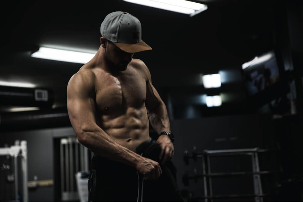 gym progress shirtless lifting